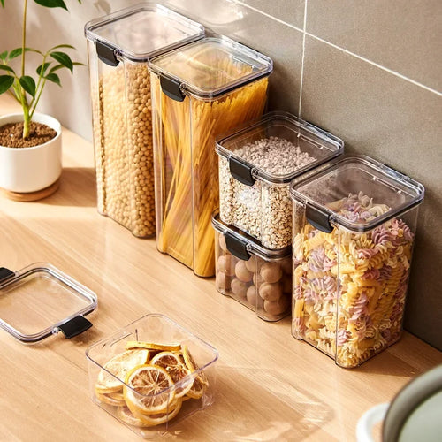 Kitchen Grain Storage Organizer Jar Set