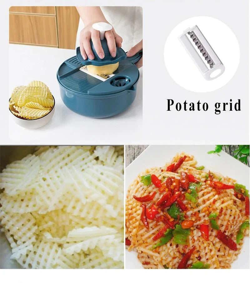 Multi-Functional Vegetable Cutter Kitchen Tool