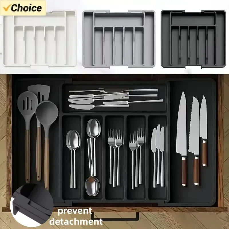 Adjustable Flatware Drawer Organizer