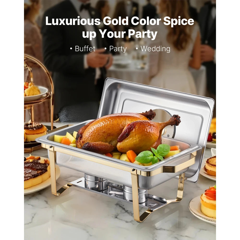 Stainless Steel Chafing Dish Buffet Set