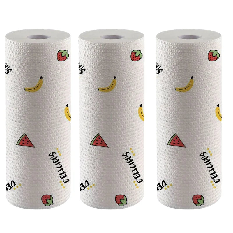 500/50Pcs Reusable Kitchen Disposable Rags Non-Stick Oil Rags Household Cleaning Cloths Kitchen Towel Kichen Accessories