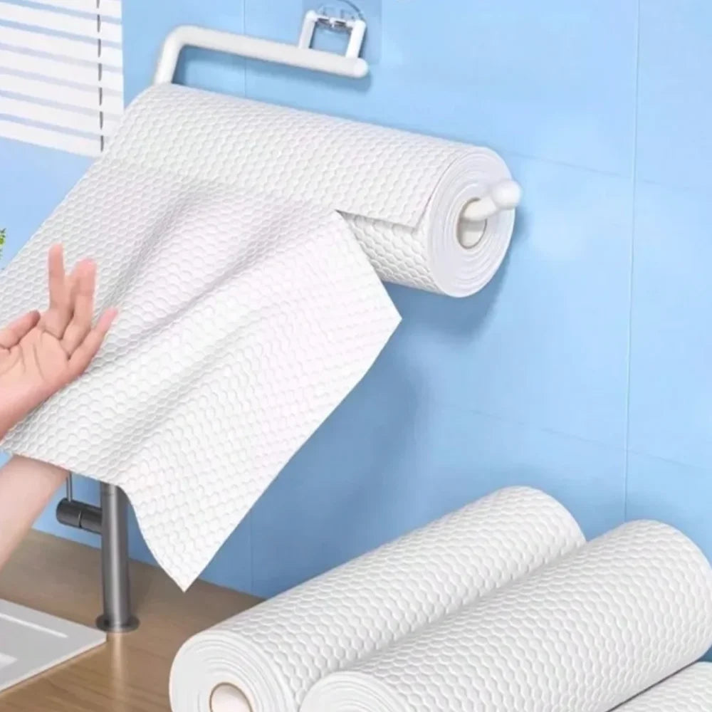 500/50Pcs Reusable Kitchen Disposable Rags Non-Stick Oil Rags Household Cleaning Cloths Kitchen Towel Kichen Accessories