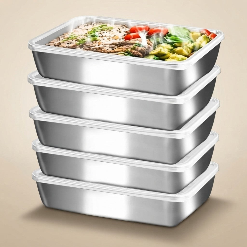 Stainless Steel Fridge Storage Container