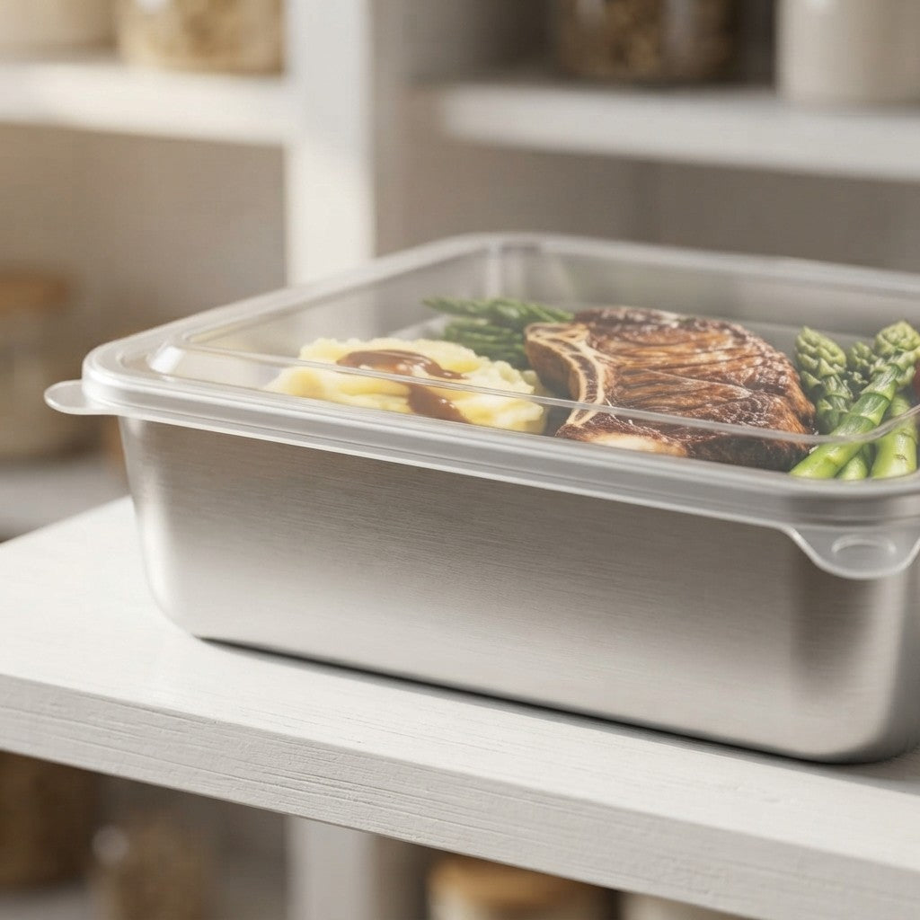 Stainless Steel Fridge Storage Container